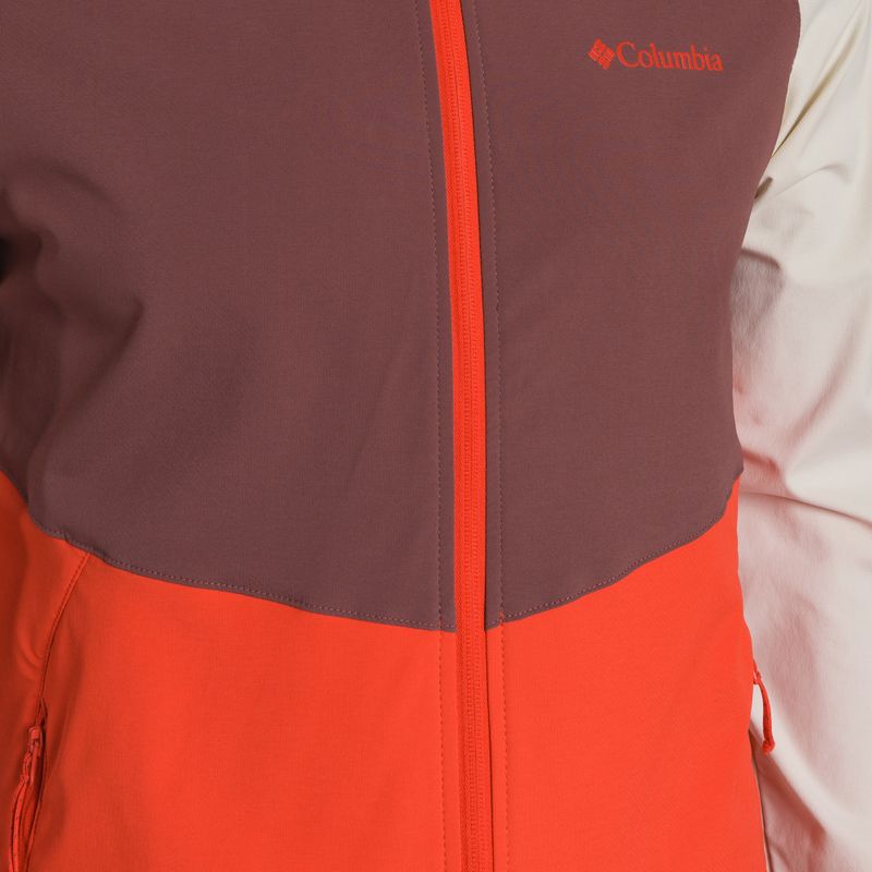 Giacca softshell Columbia Panther Creek da uomo, speziata e leggera, color uvetta e gesso 11