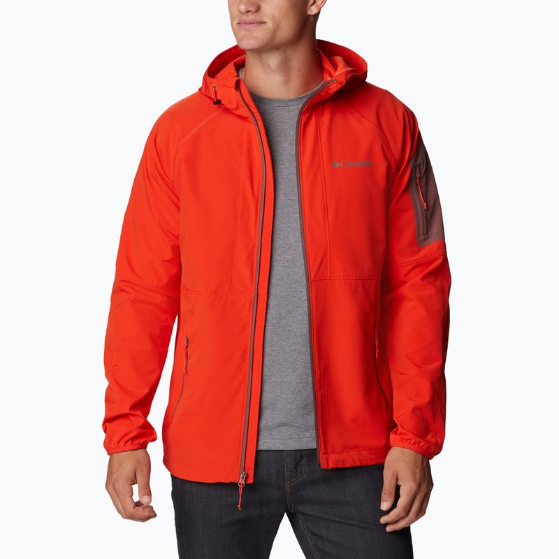 Giacca Columbia Tall Heights con cappuccio Softshell spicy da uomo 6