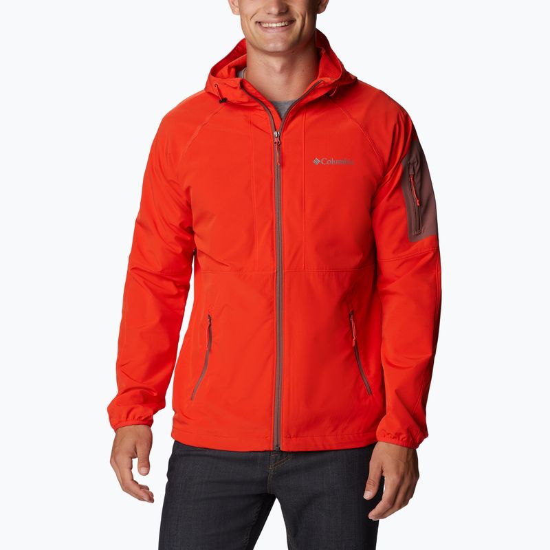 Giacca Columbia Tall Heights con cappuccio Softshell spicy da uomo 8