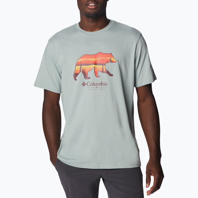Columbia Rockaway River Graphic niagara/scenic stroll graphic camicia da trekking da uomo