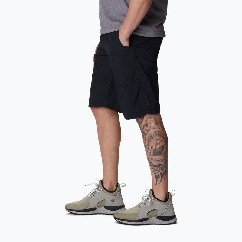 Pantaloncini da trekking Columbia Summerdry Belted da uomo, nero 3