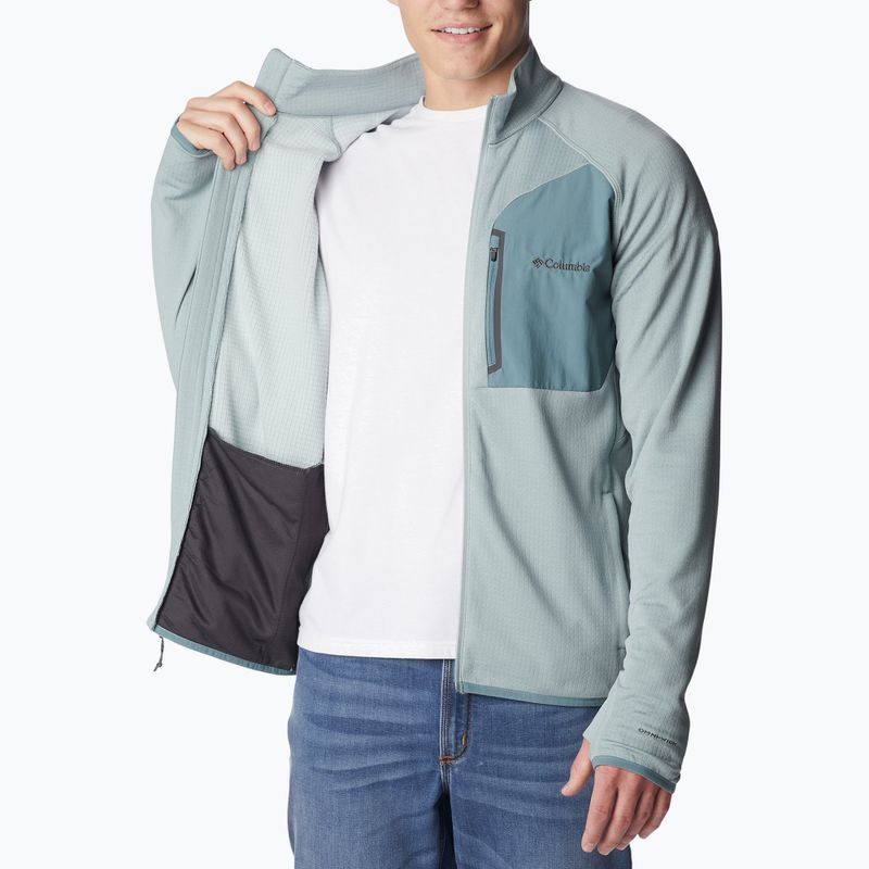Felpa trekking uomo Columbia Triple Canyon Full Zip niagara 4
