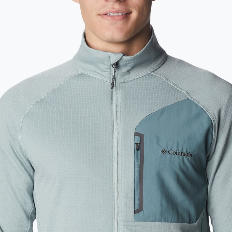 Felpa trekking uomo Columbia Triple Canyon Full Zip niagara 5