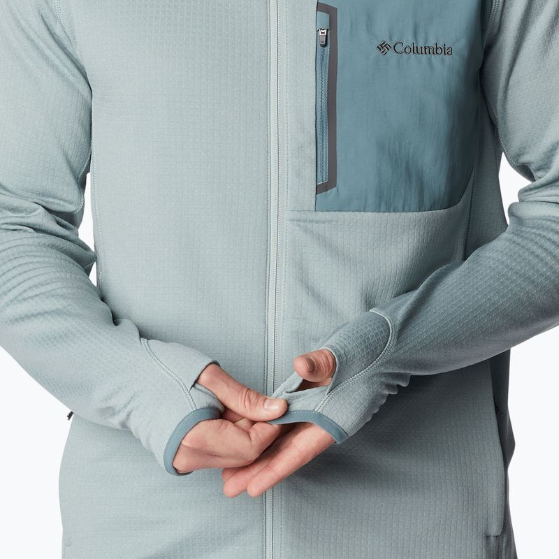 Felpa trekking uomo Columbia Triple Canyon Full Zip niagara 6