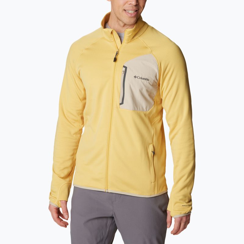 Felpa Columbia Triple Canyon Full Zip Uomo golden nugget trekking
