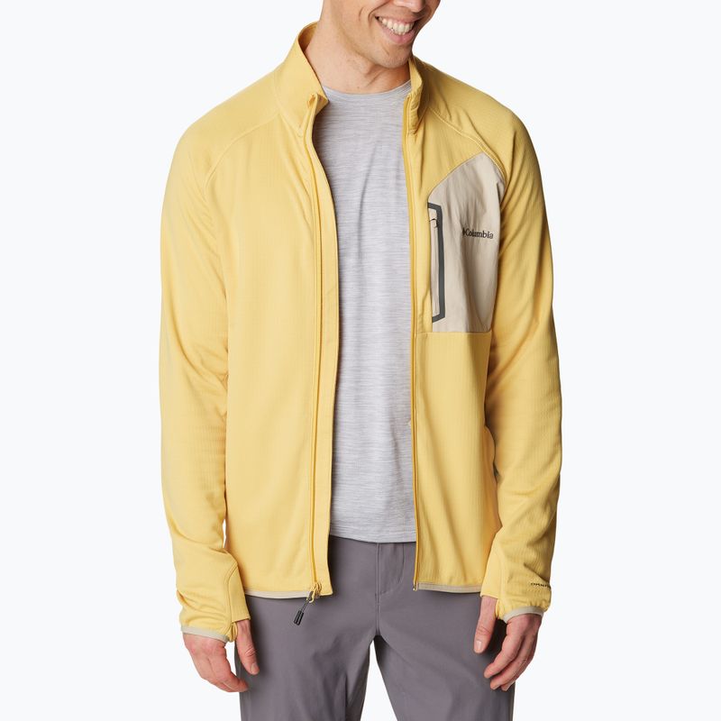 Felpa Columbia Triple Canyon Full Zip Uomo golden nugget trekking 3