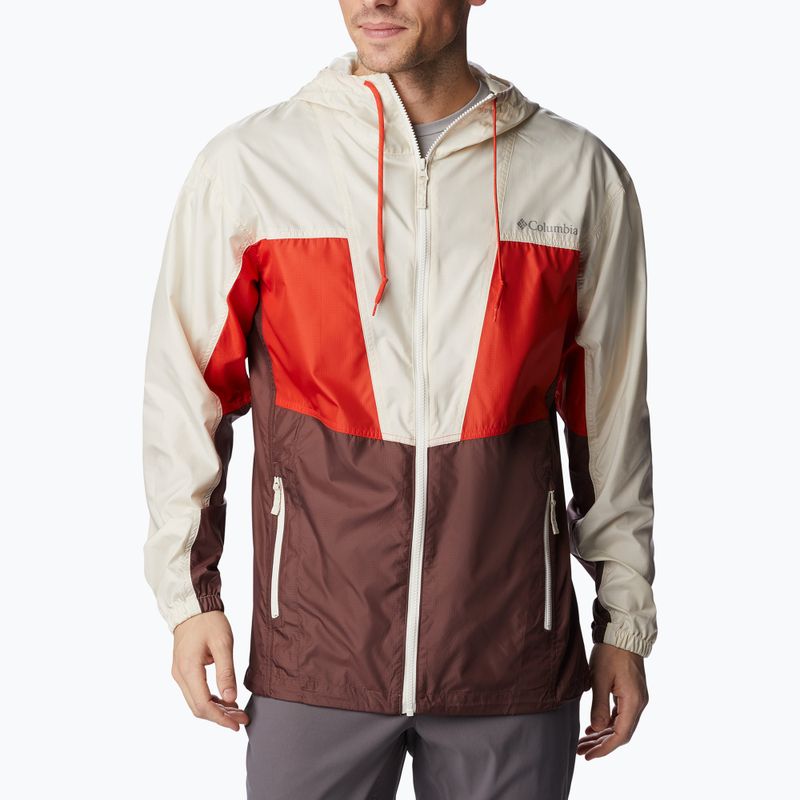 Giacca a vento Columbia Trail Traveler light raisin/spicy/chalk da uomo 6
