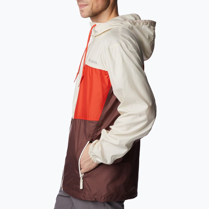 Giacca a vento Columbia Trail Traveler light raisin/spicy/chalk da uomo 7