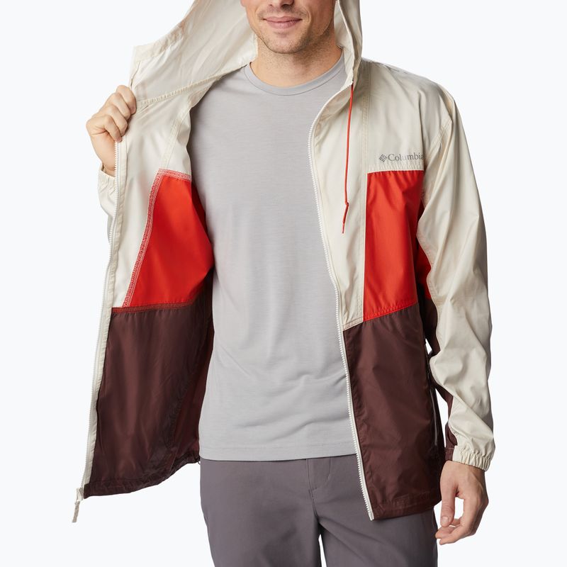 Giacca a vento Columbia Trail Traveler light raisin/spicy/chalk da uomo 8