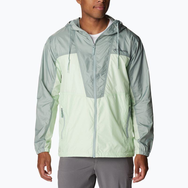 Columbia Trail Traveler giacca a vento da uomo verde ghiaccio/niagara 6