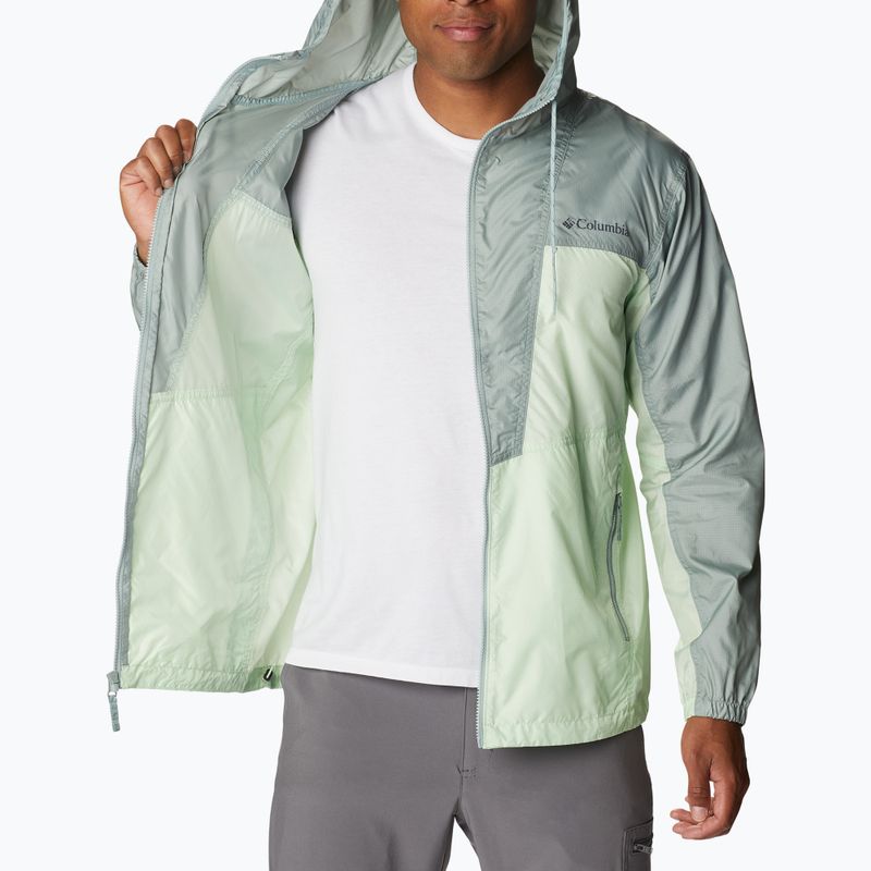 Columbia Trail Traveler giacca a vento da uomo verde ghiaccio/niagara 9