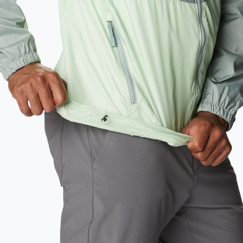 Columbia Trail Traveler giacca a vento da uomo verde ghiaccio/niagara 10