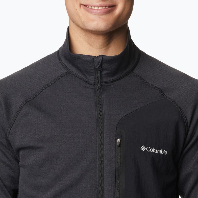 Felpa da trekking Columbia Triple Canyon Full Zip uomo nero 5