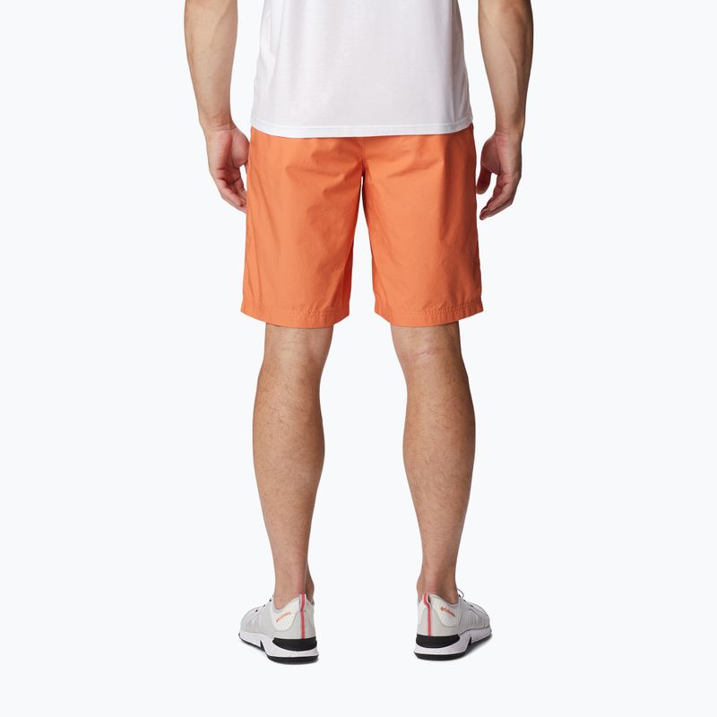 Pantaloncini da trekking Columbia Washed Out arancione deserto da uomo 2