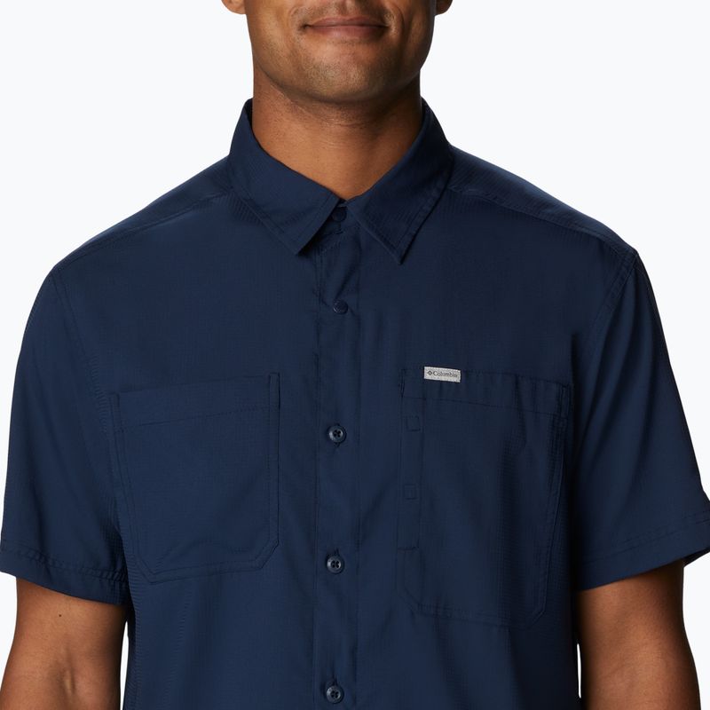 Columbia Silver Ridge Utility Lite, camicia da uomo, colore blu scuro. 4