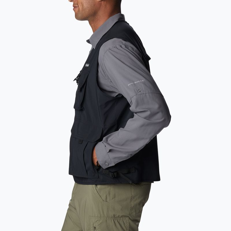 Giacca senza maniche Columbia Silver Ridge Utility nera da uomo per il trekking 4