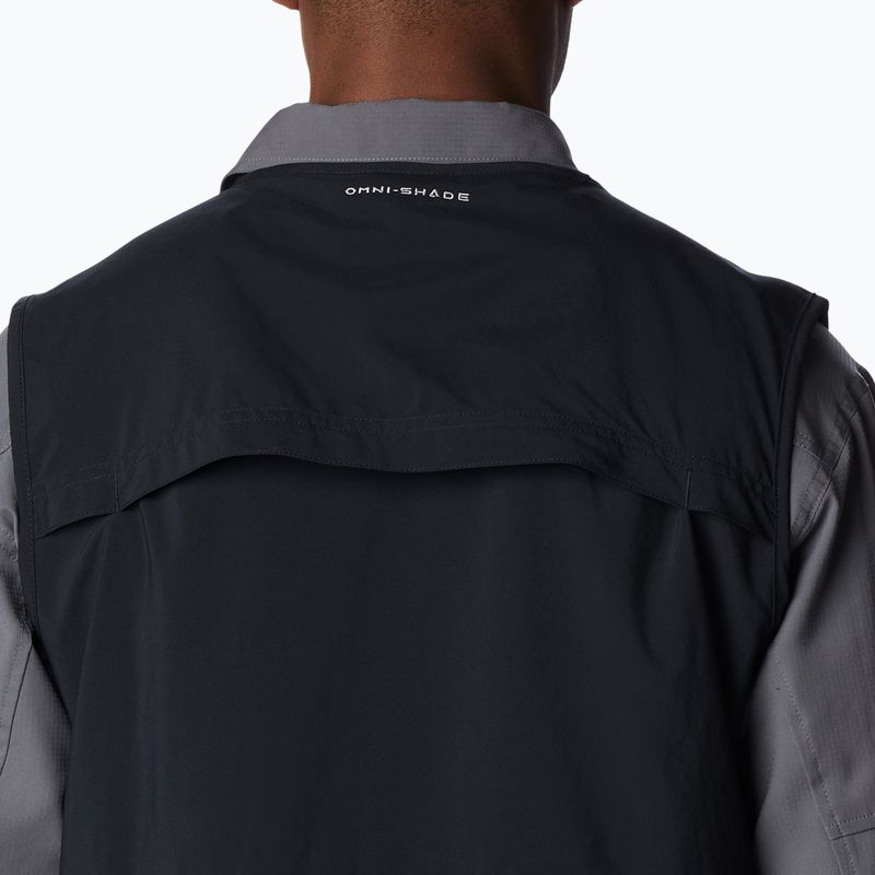 Giacca senza maniche Columbia Silver Ridge Utility nera da uomo per il trekking 6