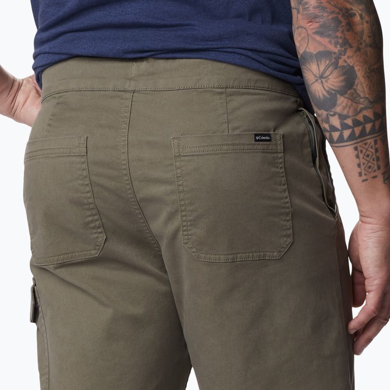 Pantaloncini da trekking Columbia Pacific Ridge Belted verde pietra da uomo 5