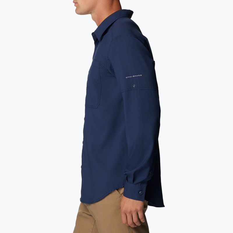 Columbia Silver Ridge Utility Lite, camicia da uomo, colore blu scuro. 4