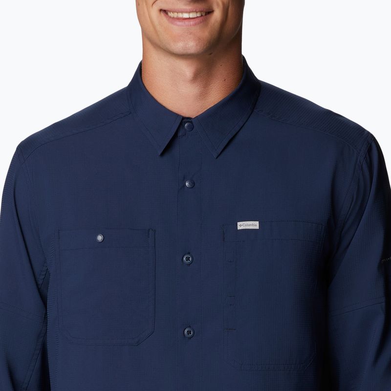 Columbia Silver Ridge Utility Lite, camicia da uomo, colore blu scuro. 5