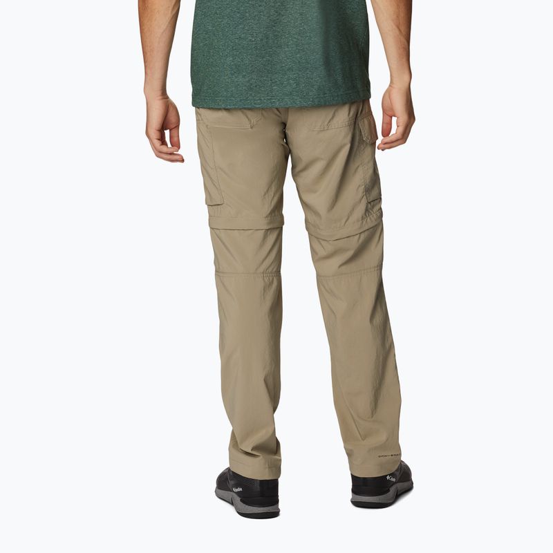 Pantaloni da trekking Columbia Silver Ridge Utility Convertible tusk da uomo 3