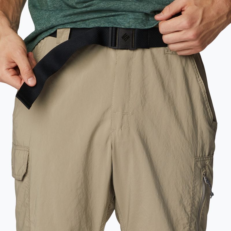 Pantaloni da trekking Columbia Silver Ridge Utility Convertible tusk da uomo 4