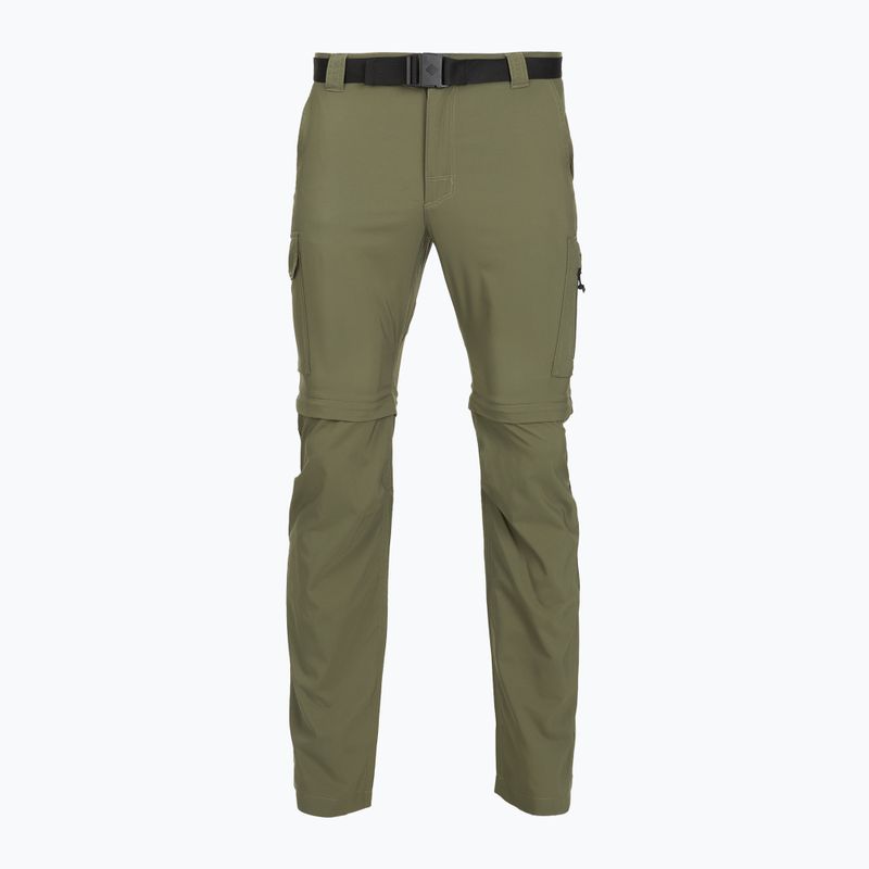 Pantaloni da trekking Columbia Silver Ridge Utility Convertible verde pietra da uomo 8