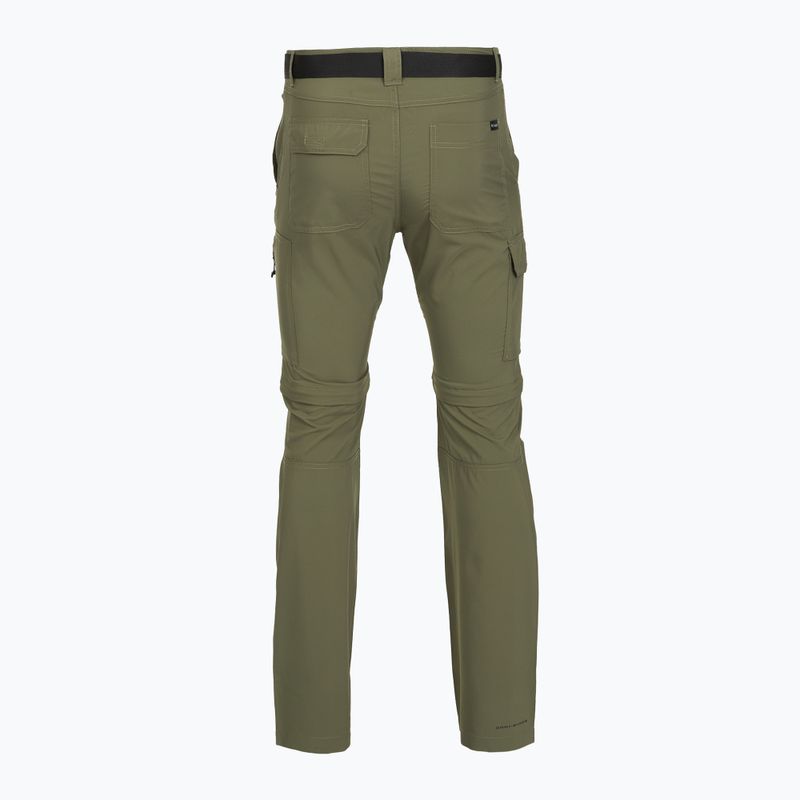 Pantaloni da trekking Columbia Silver Ridge Utility Convertible verde pietra da uomo 9