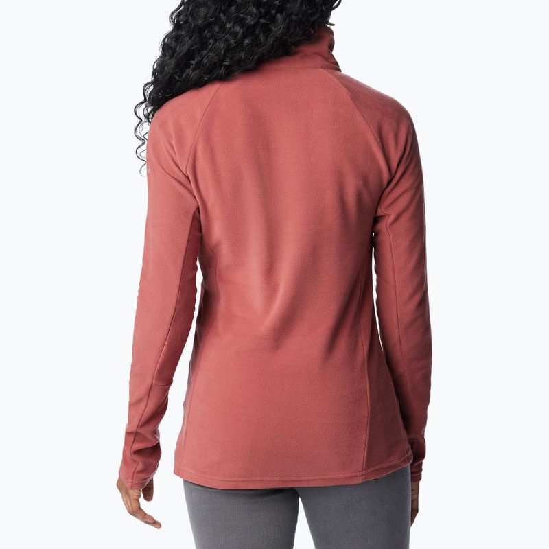 Felpa da trekking Columbia Glacial IV 1/2 Zip barbabietola da donna 3