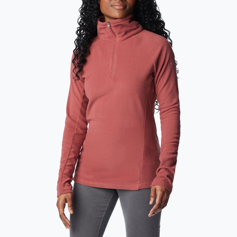 Felpa da trekking Columbia Glacial IV 1/2 Zip barbabietola da donna 4
