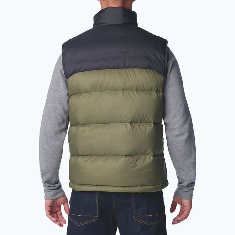 Columbia Bulo Point II Down verde pietra/squalo giacca senza maniche da uomo 2