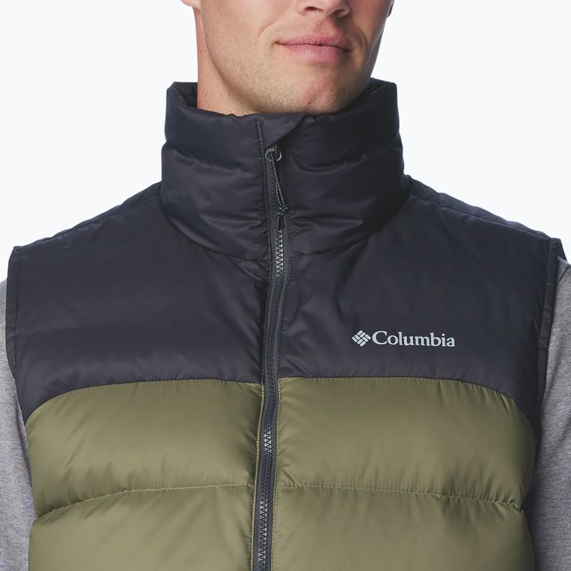 Columbia Bulo Point II Down verde pietra/squalo giacca senza maniche da uomo 6