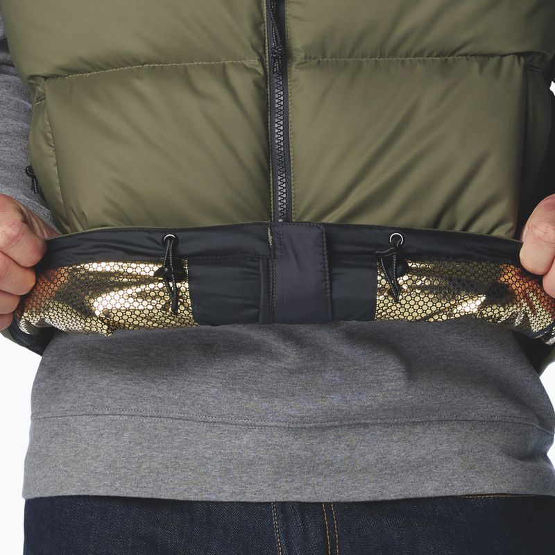 Columbia Bulo Point II Down verde pietra/squalo giacca senza maniche da uomo 8