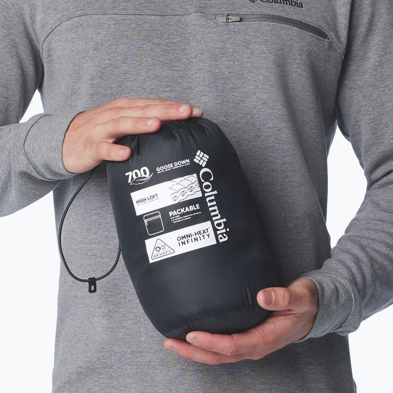 Columbia Bulo Point II Down verde pietra/squalo giacca senza maniche da uomo 9