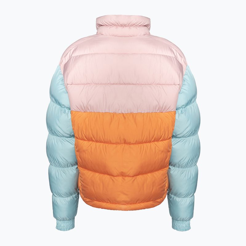 Piumino Columbia Pike Lake II Cropped sunset peach/dusty pink/aqua haze da donna 9