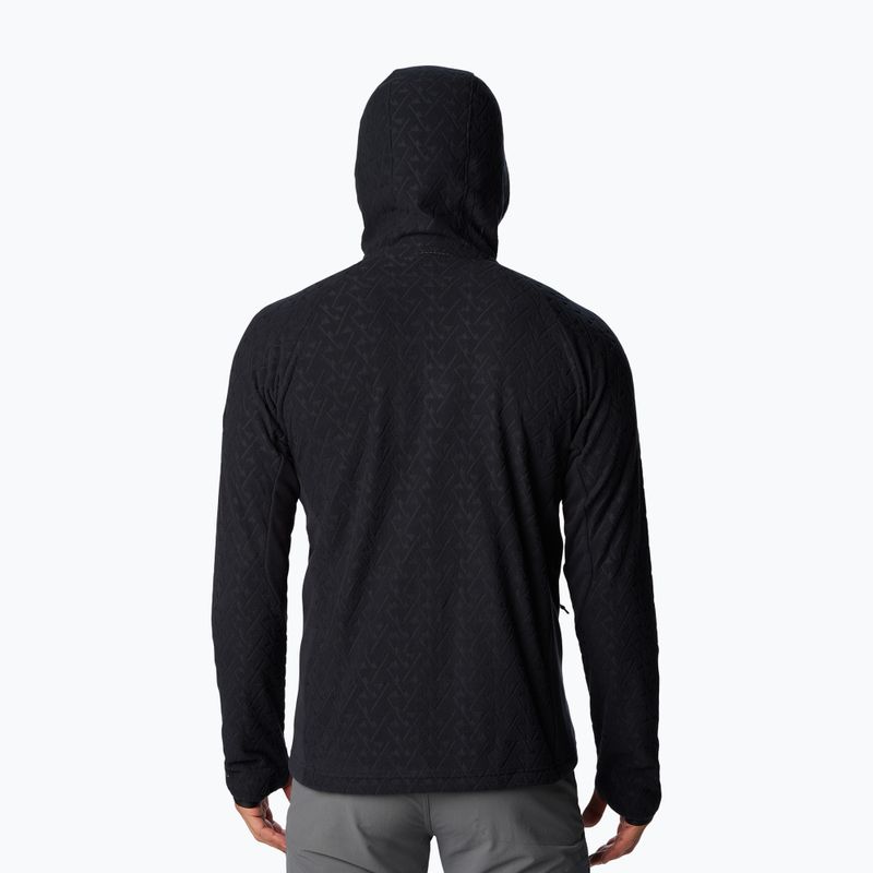 Columbia uomo Titan Pass 3.0 Felpa da trekking con cappuccio nero 3
