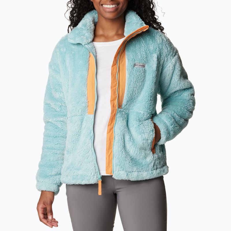 Columbia donna Boundless Discovery Sherpa felpa in pile acqua-neve/tramonto-pesca 4