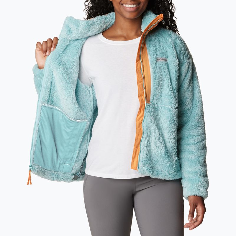 Columbia donna Boundless Discovery Sherpa felpa in pile acqua-neve/tramonto-pesca 5