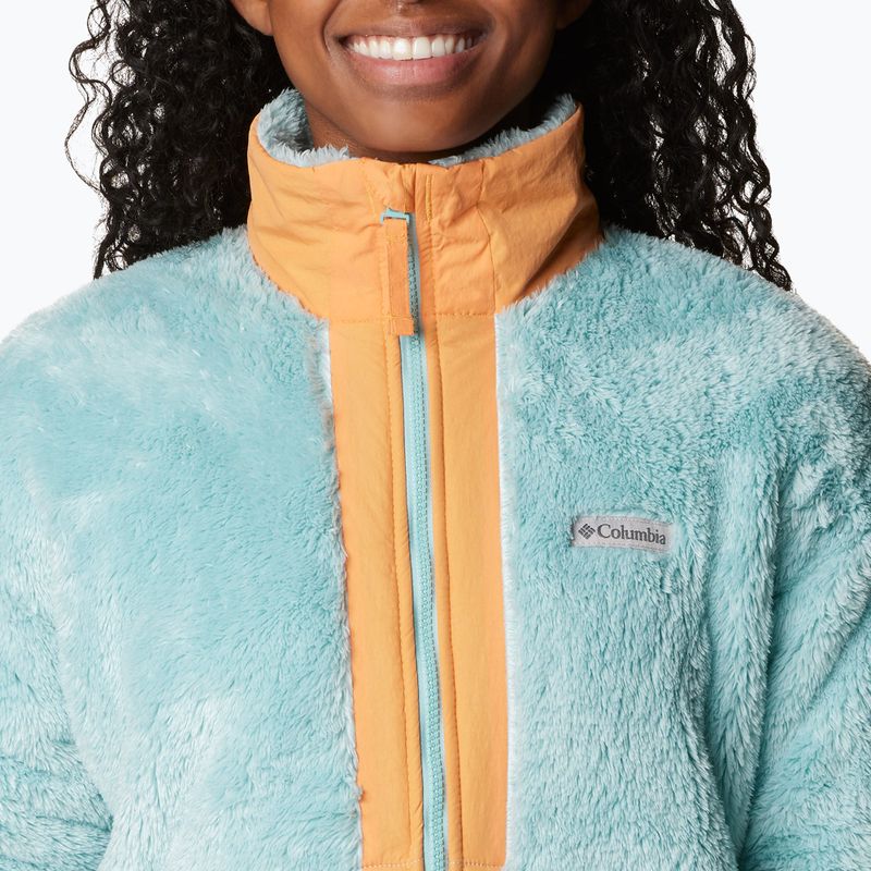 Columbia donna Boundless Discovery Sherpa felpa in pile acqua-neve/tramonto-pesca 6