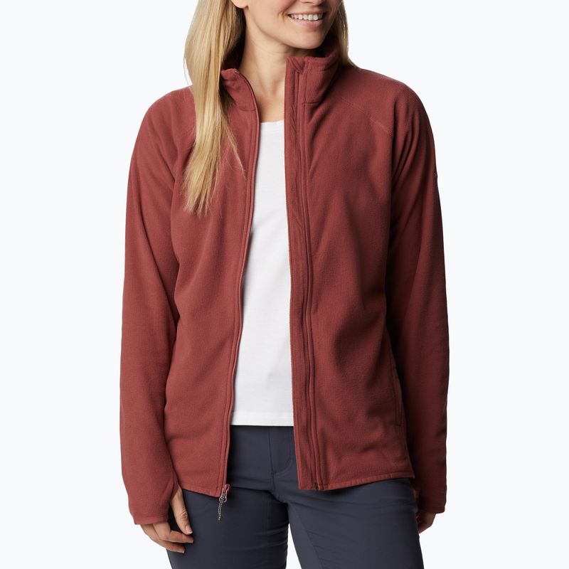 Felpa da trekking Columbia Back Beauty da donna, color barbabietola 4