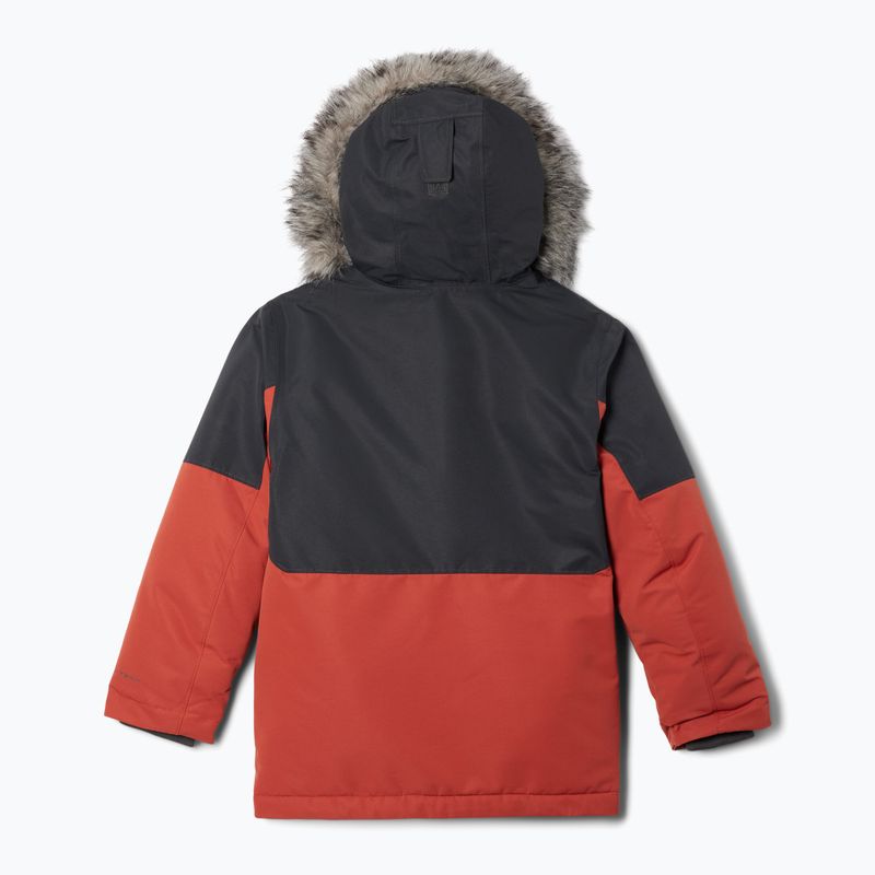 Giacca invernale da bambino Columbia Nordic Strider warp red/shark 2