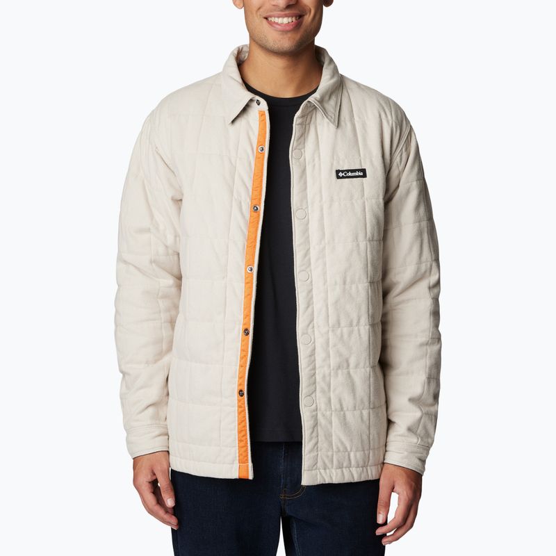 Columbia Landroamer Quilted Shirt Uomo Giacca in pietra scura 4