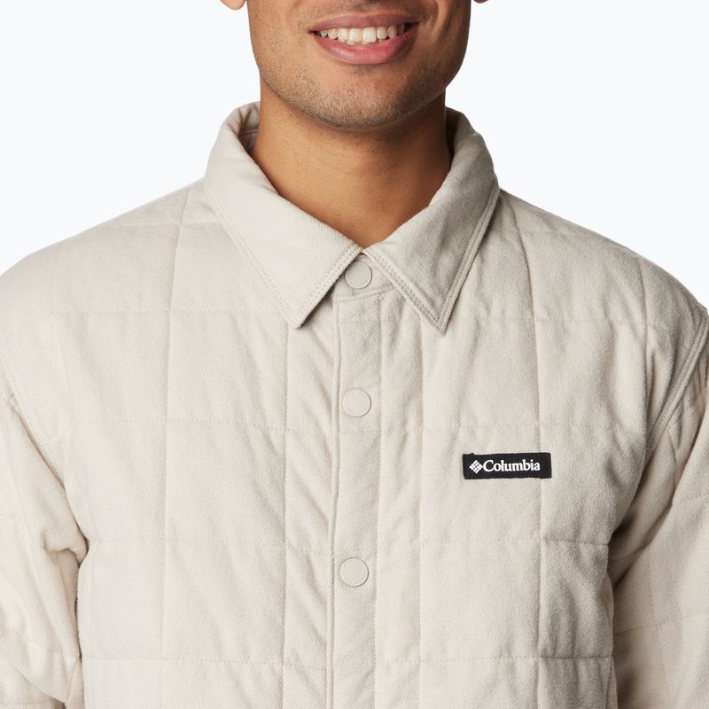 Columbia Landroamer Quilted Shirt Uomo Giacca in pietra scura 7