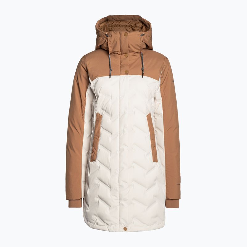 Columbia Mountain Croo II Mid Down cappotto da donna gesso/marrone cammello 8