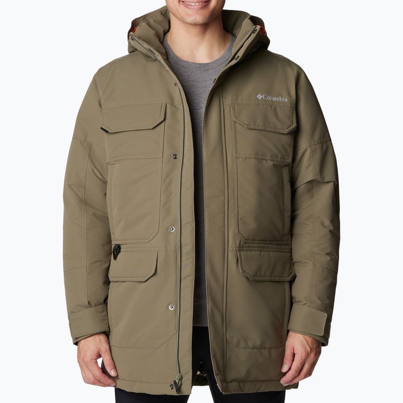 Parka Columbia Landroamer Down Uomo verde pietra