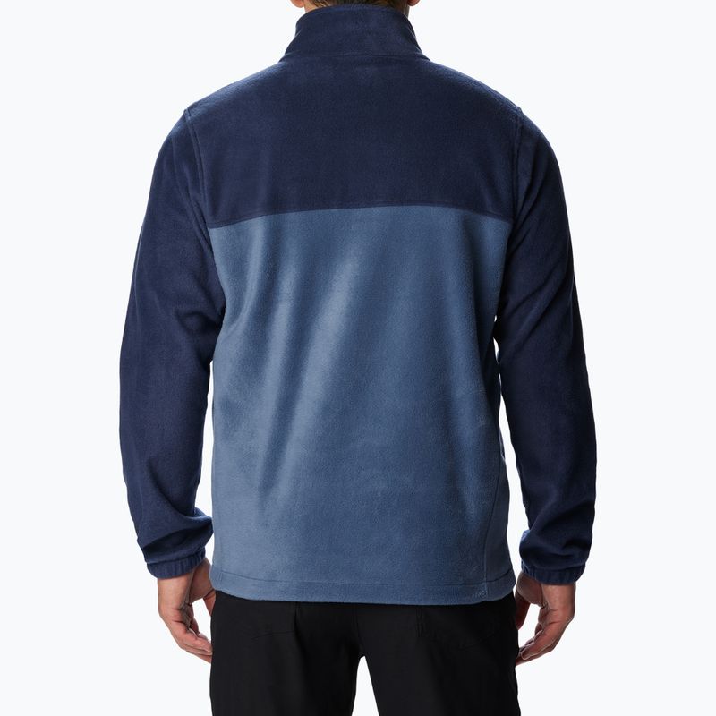 Felpa Columbia Steens Mountain Half Zip Uomo ollegiate navy / dark mountain 2