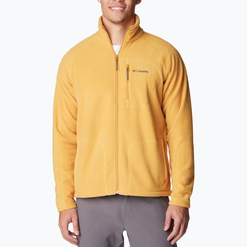 Felpa in pile Columbia Fast Trek II raw honey da uomo