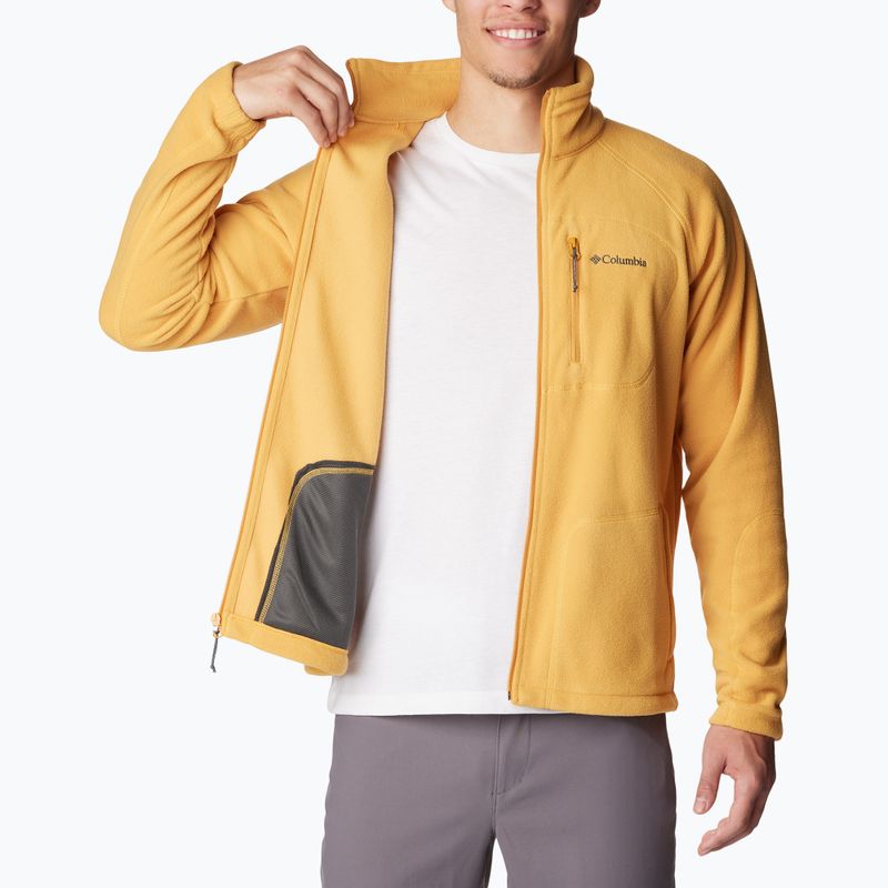 Felpa in pile Columbia Fast Trek II raw honey da uomo 4