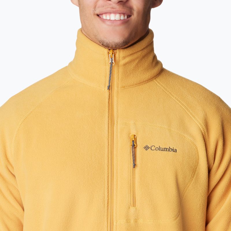 Felpa in pile Columbia Fast Trek II raw honey da uomo 5