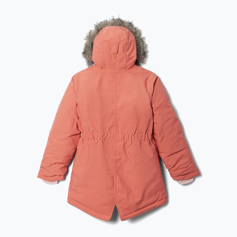 Giacca invernale da bambino Columbia Nordic Strider in erica pesca sbiadita 2